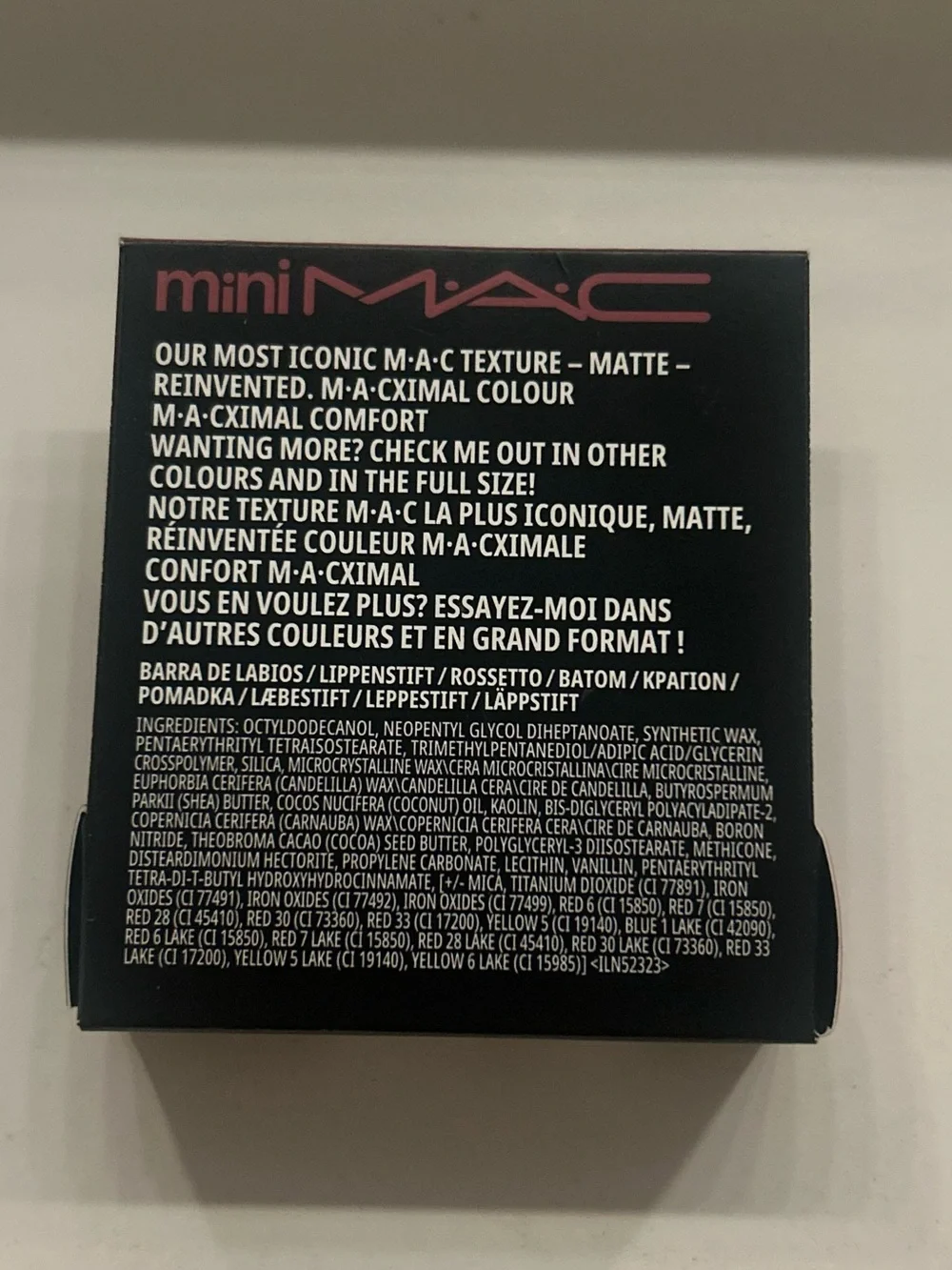 MAC Cosmetics Mehr Matte Lipstick Mini